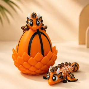 Basketball Dragon Egg Gift – Fantasy Display with Mini Dragon Inside, Unique Basketball Fan Gift, Desk & Room Decor, Creative Birthday & Holiday Gift Idea