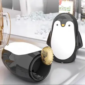 New Penguin Bottle Opener Cartoon Portable Can Opener Beer Drink Cap Lifter Home Creative Lid Opener, Durable & Convenient Design