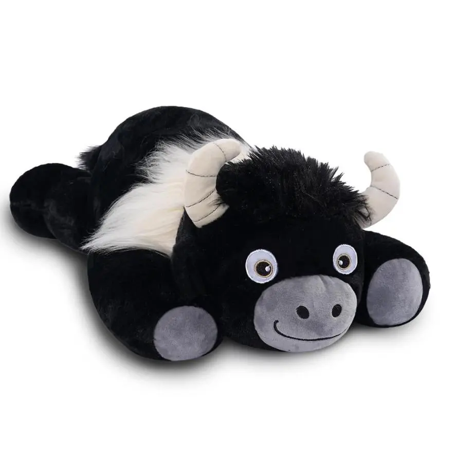 【Highland Cow】Niuniu Daddy 26" | 5LB Sloth Weighted Stuffed Animals for Adults Kids, Large Brown Sloth Weighted Lap Animal Plush Toy, Giant Body Pillow with Bag Stickers as Gift for Christmas Birthday Holidays