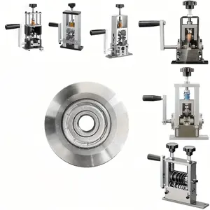 Hardened Alloy Hand-Crank Wire Stripping Tool, Diameter 4cm, Inner Diameter 1cm, Smooth Surface, Durable, No Assembly Required, Hand Tools, Hardware
