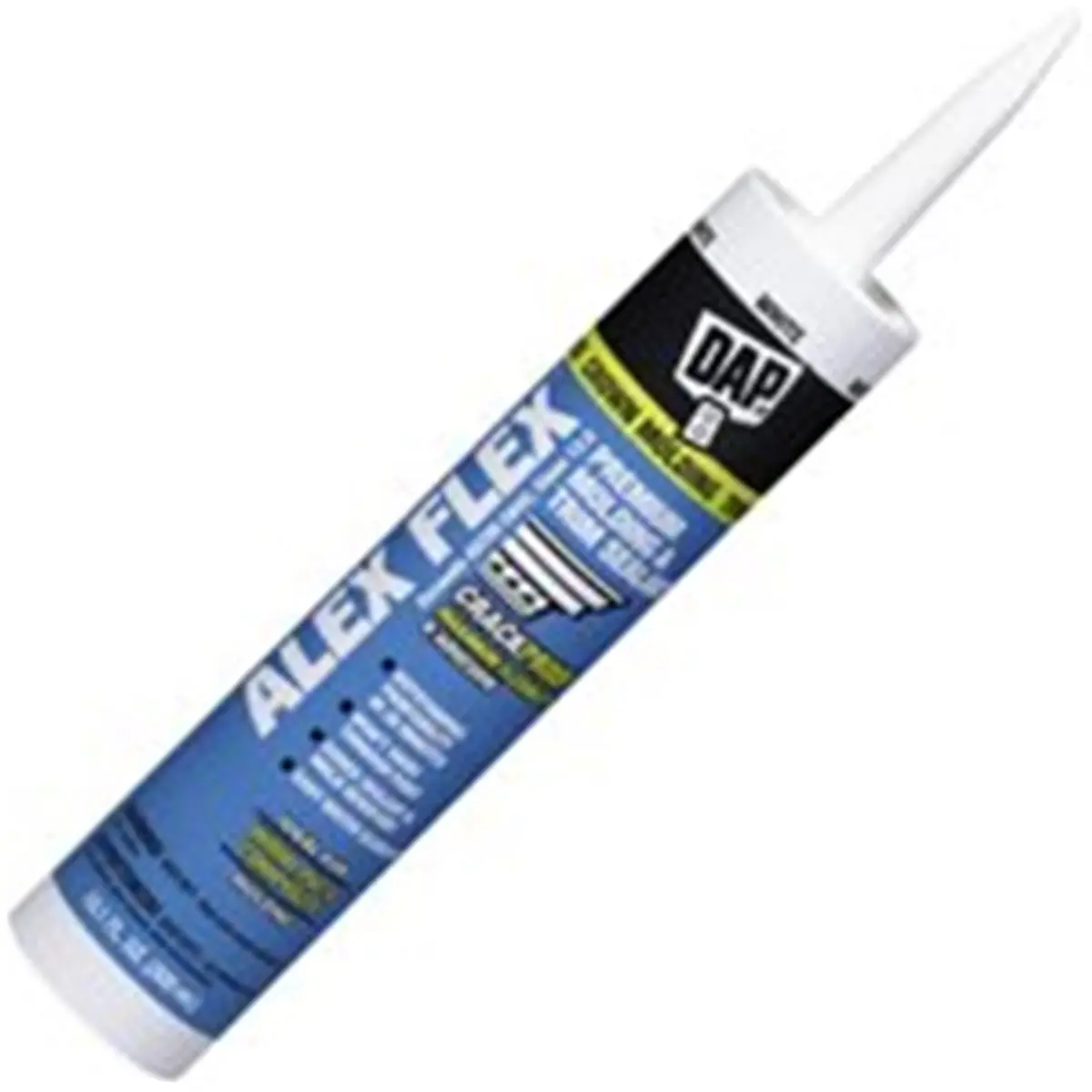 Dap 18542 Alex Flex Trim Sealant - White 10.1 oz Cartridge, Flexible, Paintable, Crackproof Waterproof Bond Seal for Home Improvement, Wood/MDF/PVC, Composite Molding