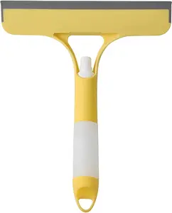 3 in 1 Window Cleaning Scraper, New Window Squeegee with Spray 3 in 1 Spray Function for Glass Doors, Windows Glass, Mirrors Scraper, Brush Tool