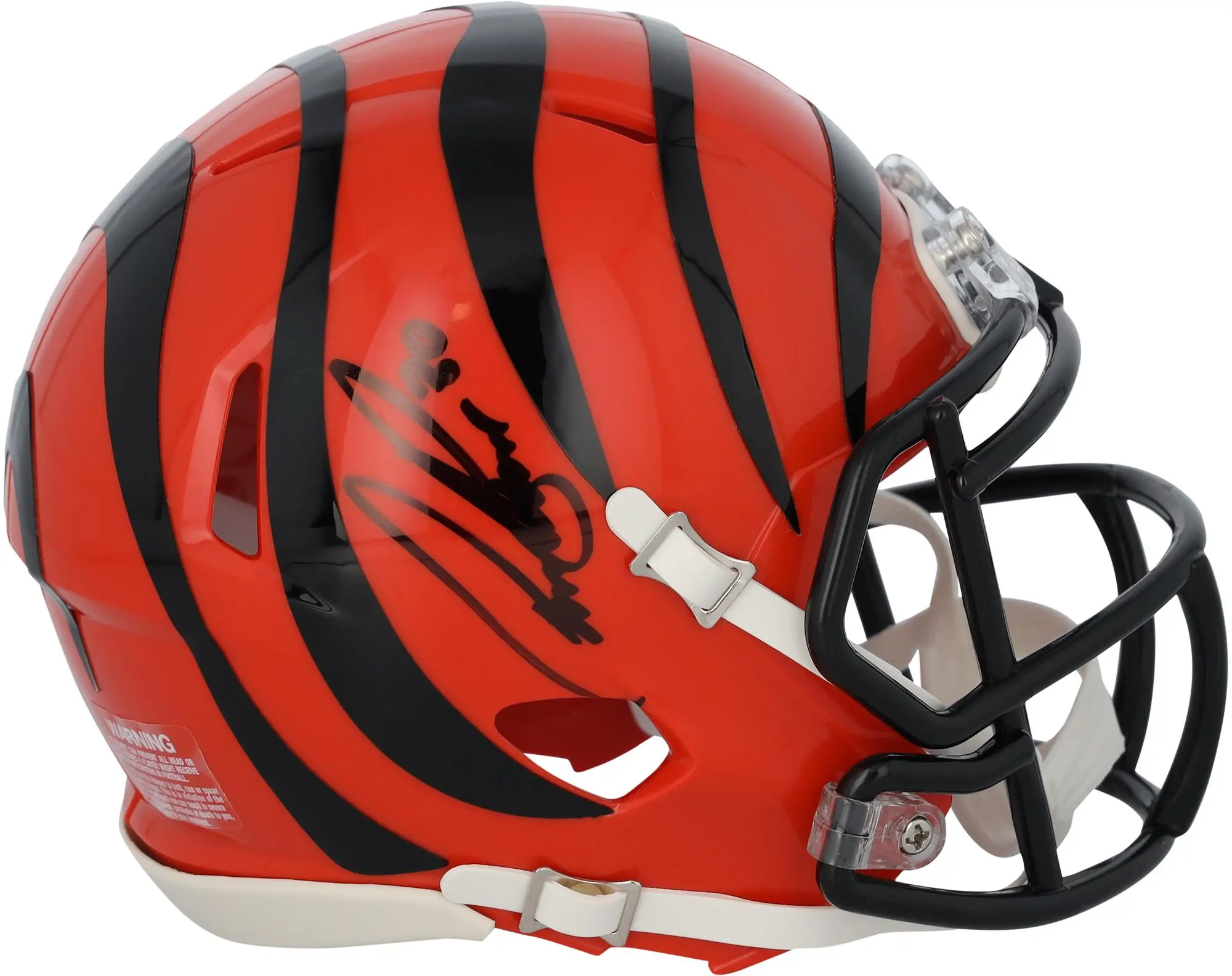 Chase Brown Cincinnati Bengals Autographed Riddell Speed Mini Helmet - Fanatics Authentic Certified