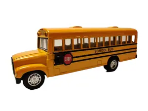 KINSMART 6.5 Inches School Bus - Die Cast Metal and Plastic Parts