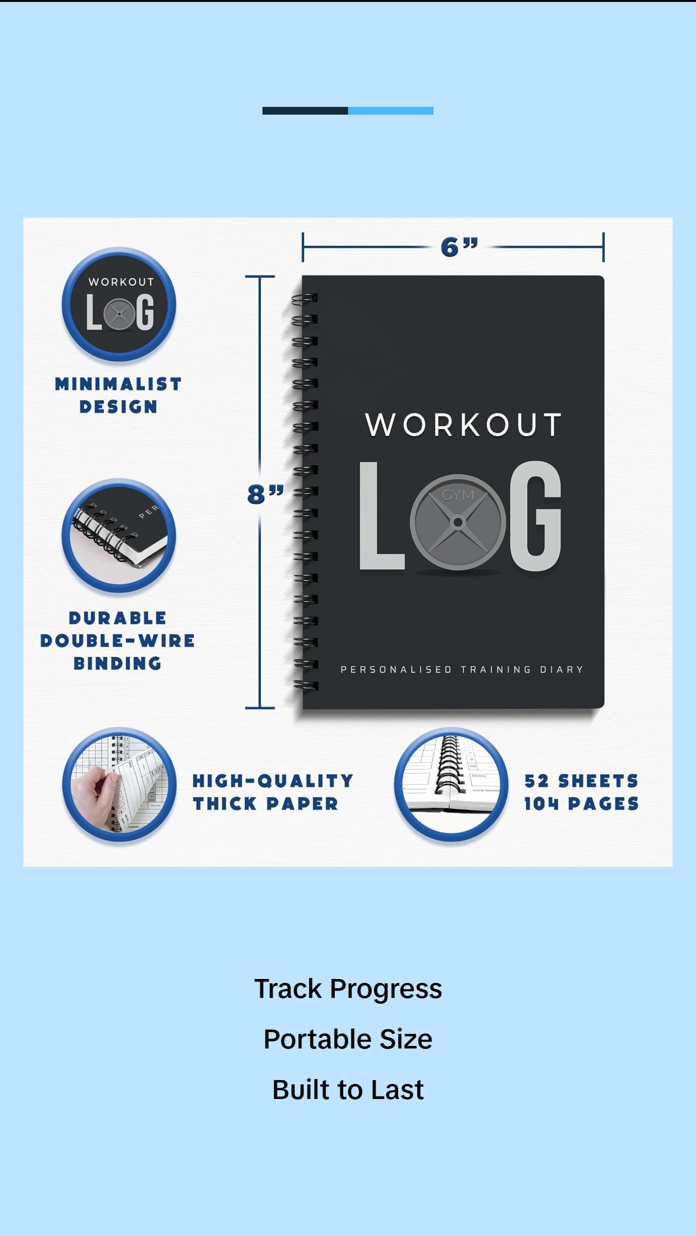 Workout Planner for Daily Fitness Tracking & Goals Setting - A5 Size, 6” X 8”, Charcoal Gray - Men & Women Personal Home & Gym Training Diary - Log Book Journal - by Workout Planner for Daily Fitness Tracking & Goals Setting - A5 Size, 6” X 8”, Charcoal Gray - Men & Women Personal Home & Gym Training Diary - Log Book Journal - by