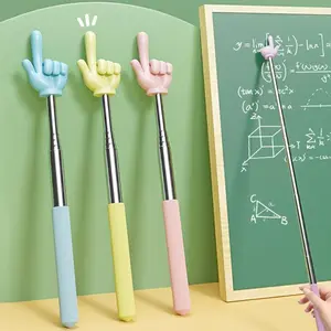 ​​Retractable Reading Pointer Stick for Kids - Extendable Metal Teaching Rod with Non-Slip Grip, Classroom Teacher Aids