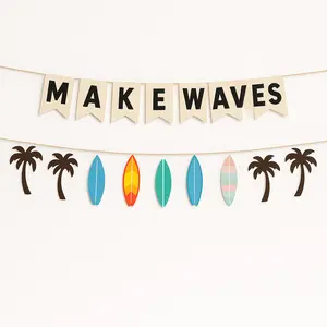 Beach Life "Make Waves" Summer Banners, 10-ft, 2-Pack