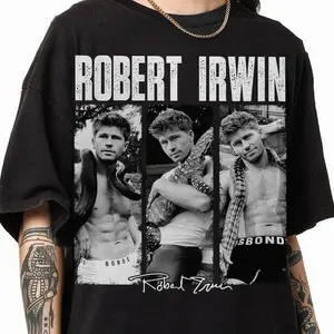 Robert Irwin Zookeeper Retro 90s Shirt, 100% cotton Vintage Robert Irwin Fan Gift,Gift For Her Or Him, Robert Irwin Wildlife Photographer shirt