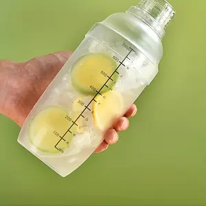 1pc Protein Shaker  Hand Shaker Cup Milk Tea Shop Special Homemade Milk Tea Set, Hand Beat Lemon Tea Tool, Hard Beat Mixer for Bar for Restaurant for Home for Milk Tea Shop