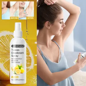 100ml Tawas Deodorant Spray - Body Care - Natural Lemon & Aloe Vera - Instantly Neutralizes Odor - 24-Hour Daily Freshness for Men & Women