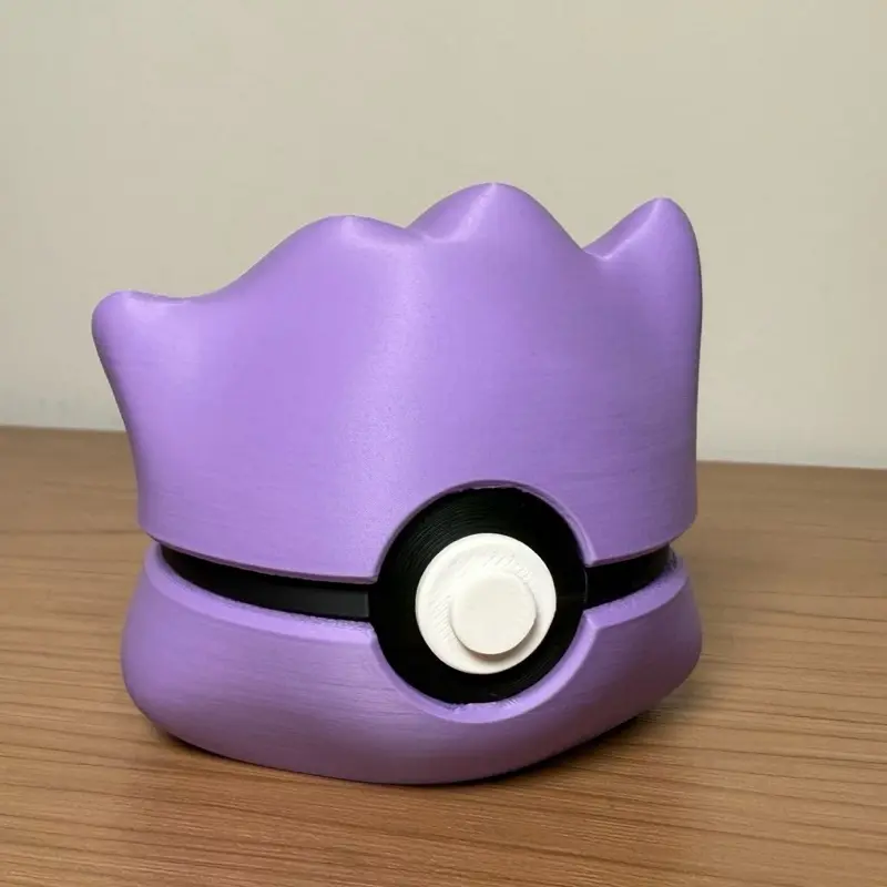 Ditto Ball - Made to Order, High-Quality PLA, 3D Printed Pokeball Figure