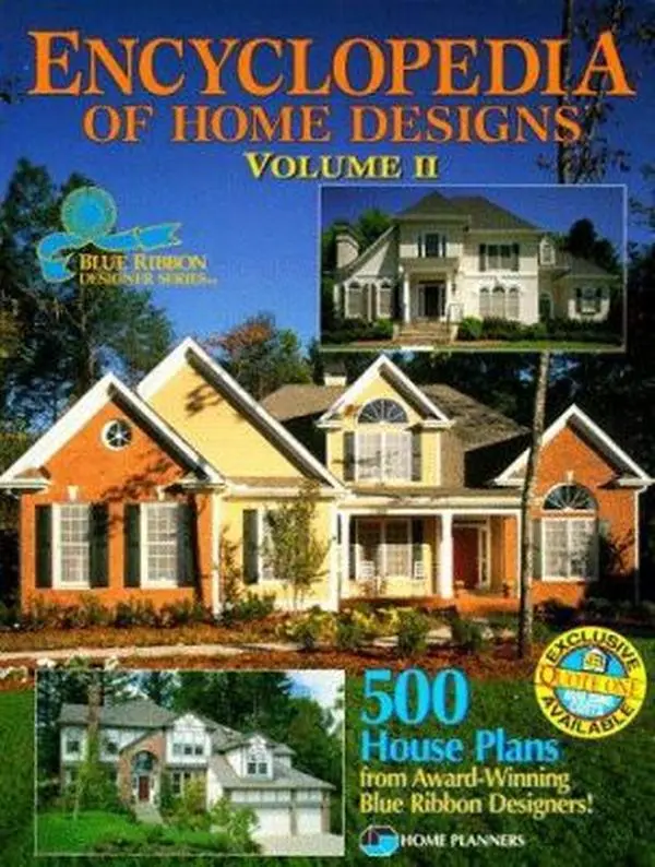 USED-Encyclopedia of Home Designs: 500 House Plans from Award-Winning Blue Ribbon Designers (Blue Ribbon Designer Series) by Inc. Home Planners (Paperback)