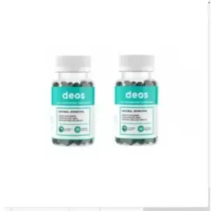 [2 Bottles]DEOS Internal Deodorant Supplement – Full Body Deodorizer for Gut Health, Skin Health, Detox & Digestion Support – Natural Odor Control Chlorophyll Pills for Head-to-Toe Freshness | 30 Capsules