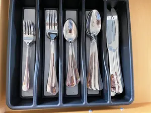 20 Piece Silverware Set, Stainless Steel Flatware Cutlery Set Service for 4
