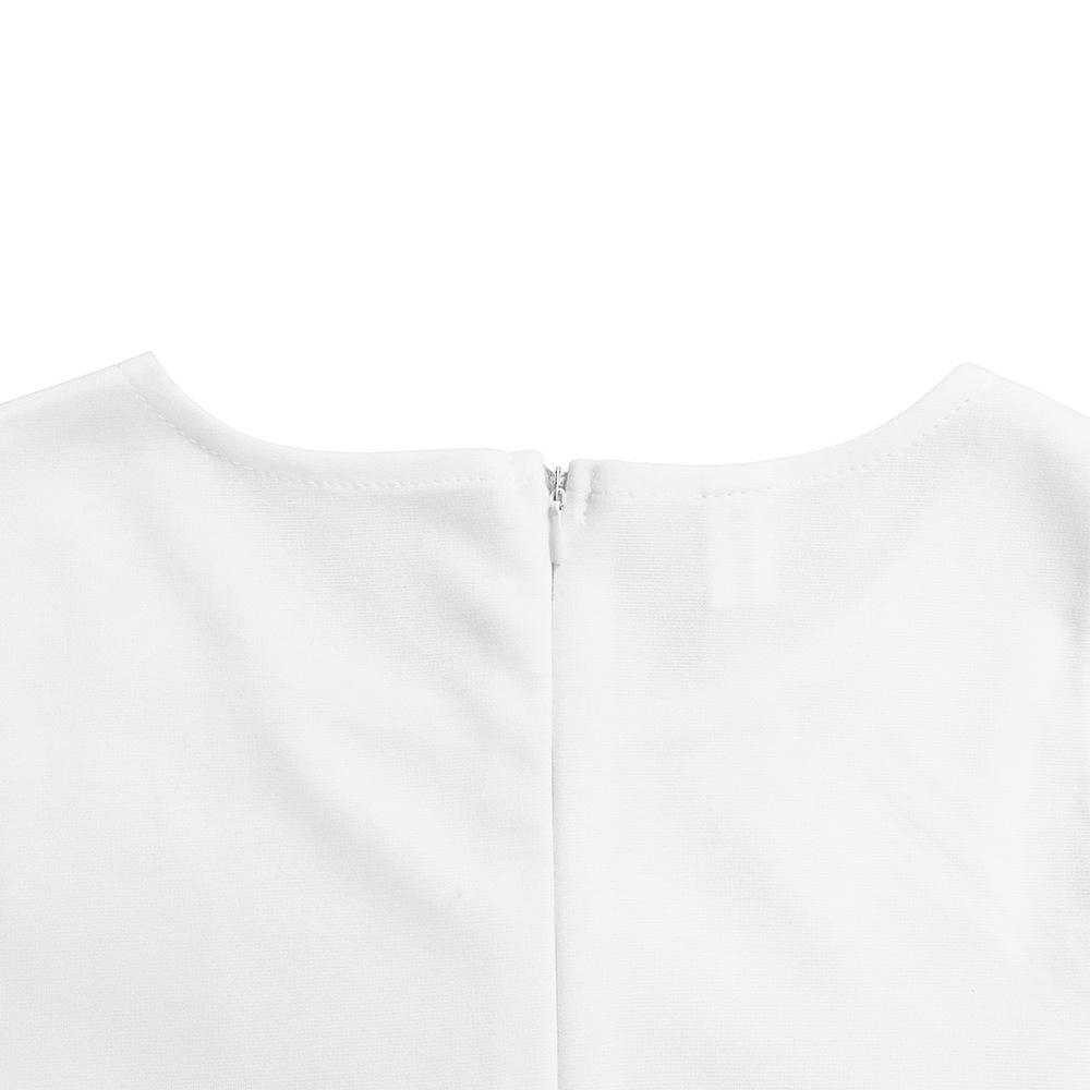 Solid color hip hugging fringe dress