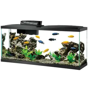 Aqueon Aquarium Starter Kit with LED Lighting 55G