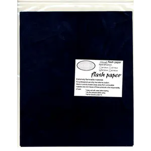 Flash Paper five pack(25x20cm) Black - Trick