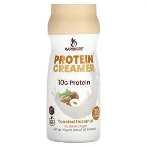 RAPIDFIRE Protein Creamer, Toasted Hazelnut , 7.94 oz (225 g)