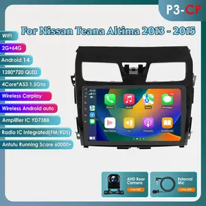 Hizpo Carplay Android Auto Car Radio for Nissan Teana Altima 2013 - 2015 Car Intelligent Systems Audio Navi GPS Autoradio