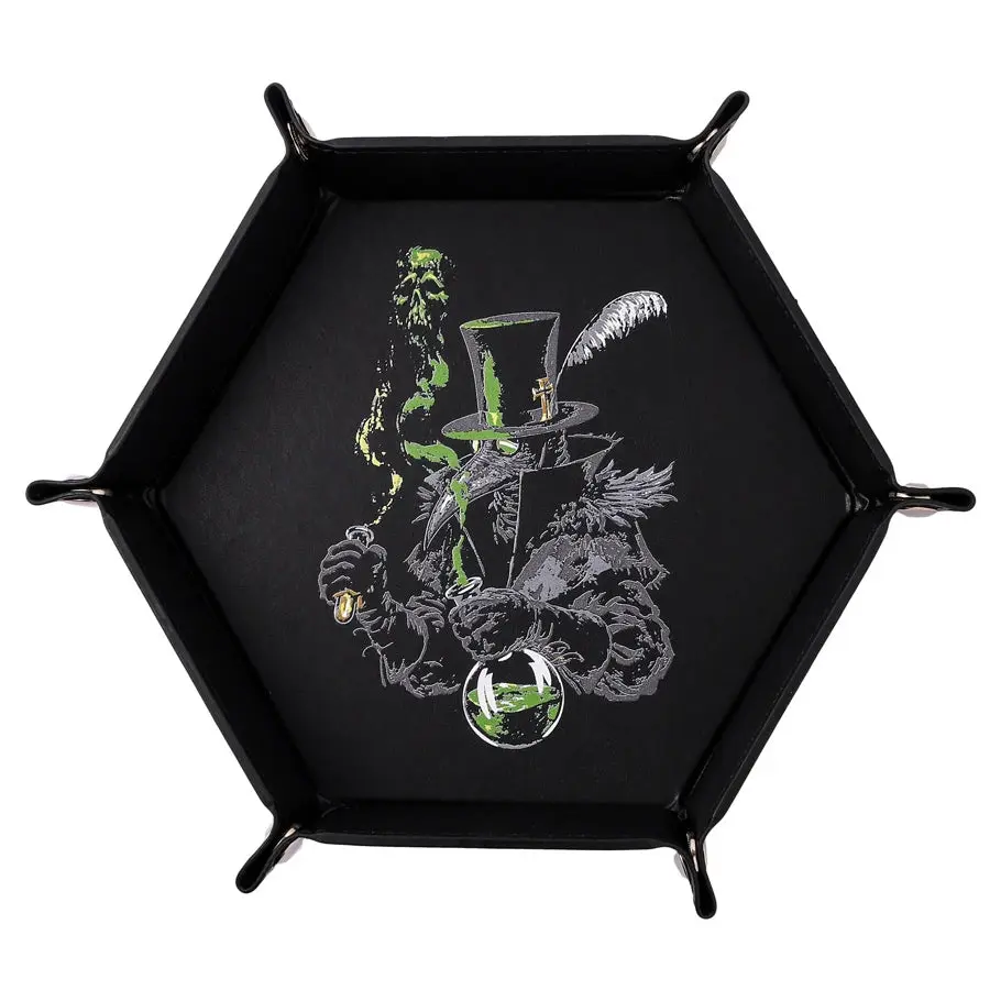 Table Armor Dice Tray - Hymgho Premium Gaming, Horror Art Design, Collapsible Foldable, for 10+ Years Olds, Fantasy & Sci-Fi Gaming (Toys & Hobbies, Games & Puzzles, Dice), For 10-12 Years