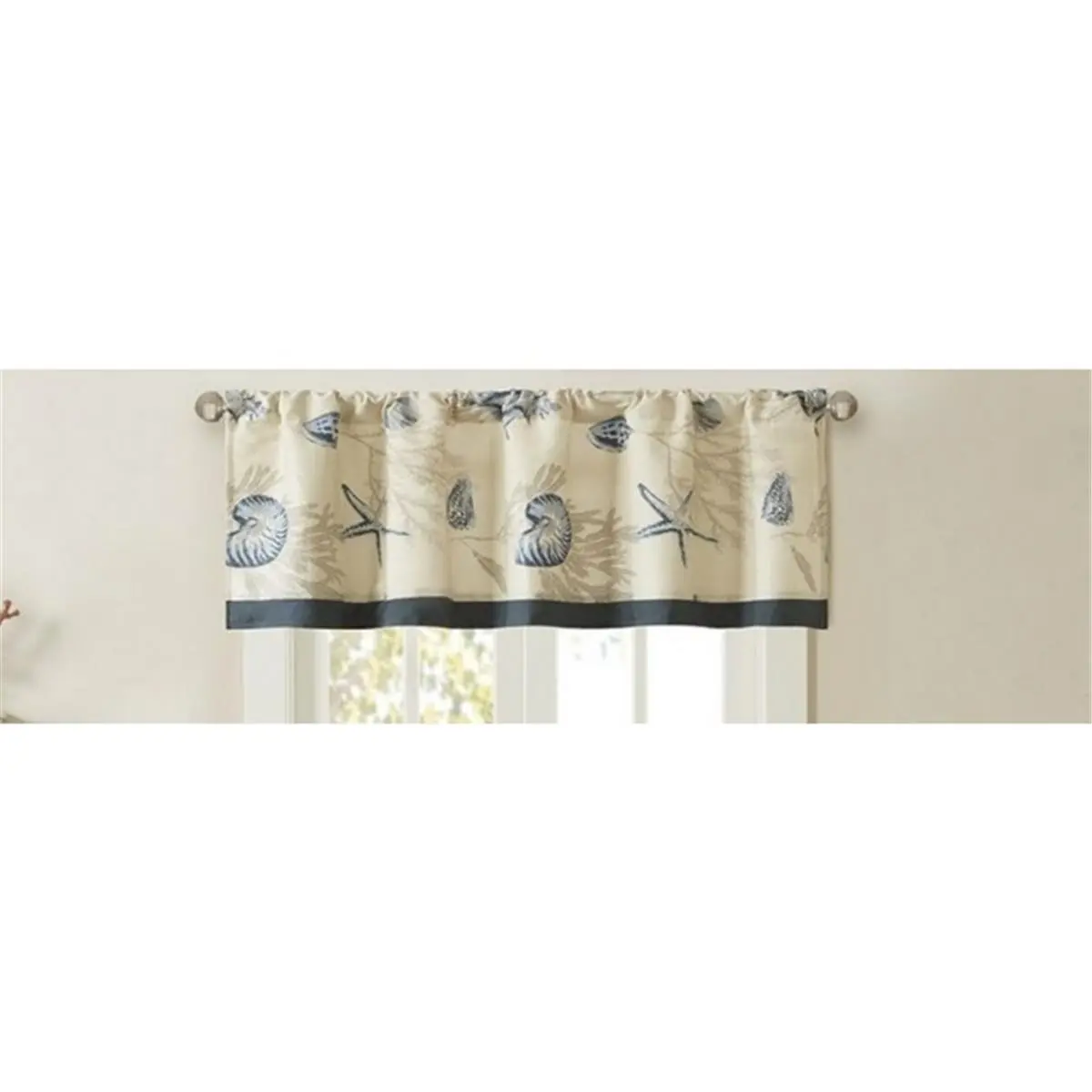 Madison Park MP41-3764 Bayside Cotton Printed Window Valance