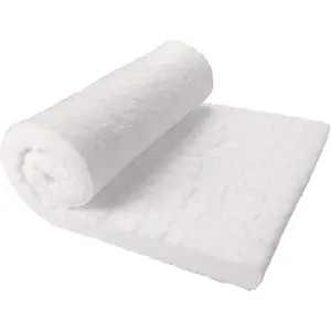 High Temperature 2400F Fireproof Ceramic Fiber Insulation Blanket 1" Thick x 12" x 24"