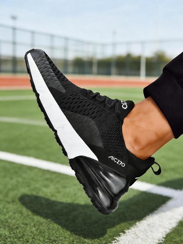 Men's Large Size Casual Sports Shoes, Comfortable Durable Lightweight Breathable Woven Upper, Shock Absorption Sole, Multiple Colors Available