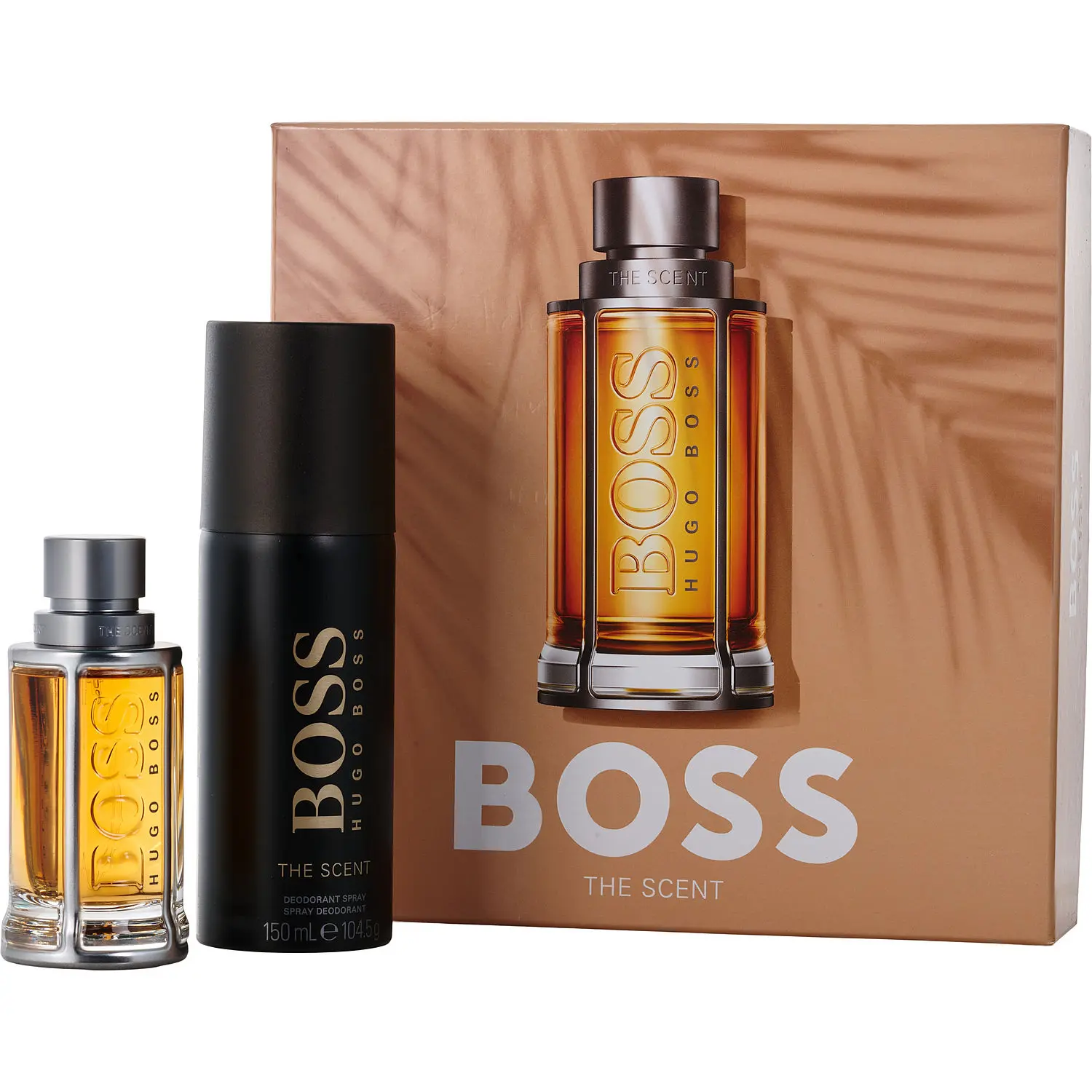 Boss The Scent Set-Edt Spray 1.6 Oz & Deodorant Spray 5 Oz For Men Boss The Scent Set-Edt Spray 1.6 Oz & Deodorant Spray 5 Oz For Men