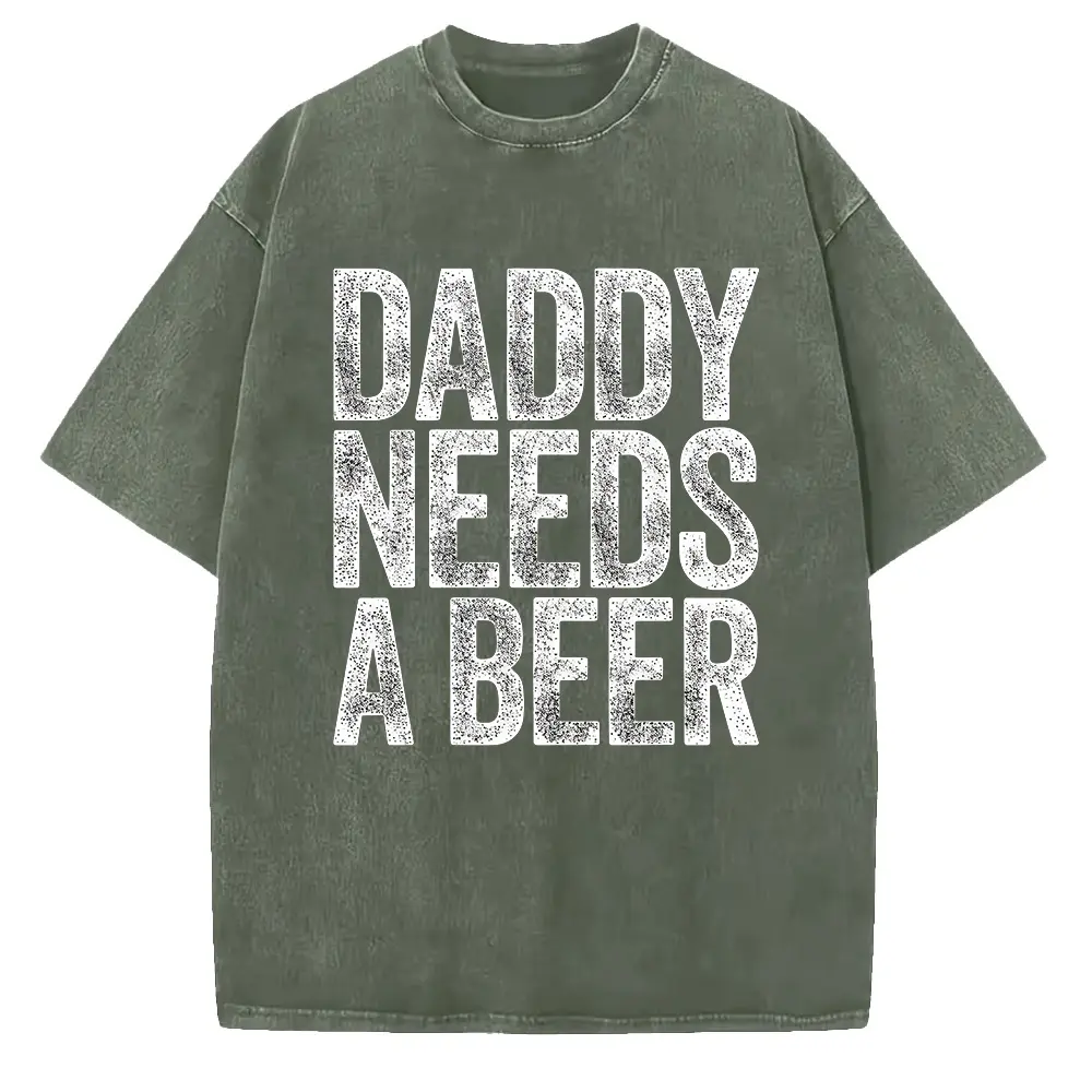 Washed T-shirt-Green