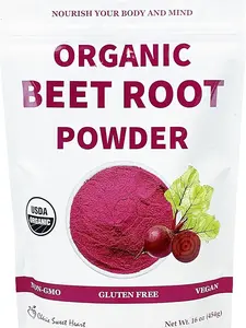 Organic Beet Root Powder (1 LB), Raw & Non-GMO
