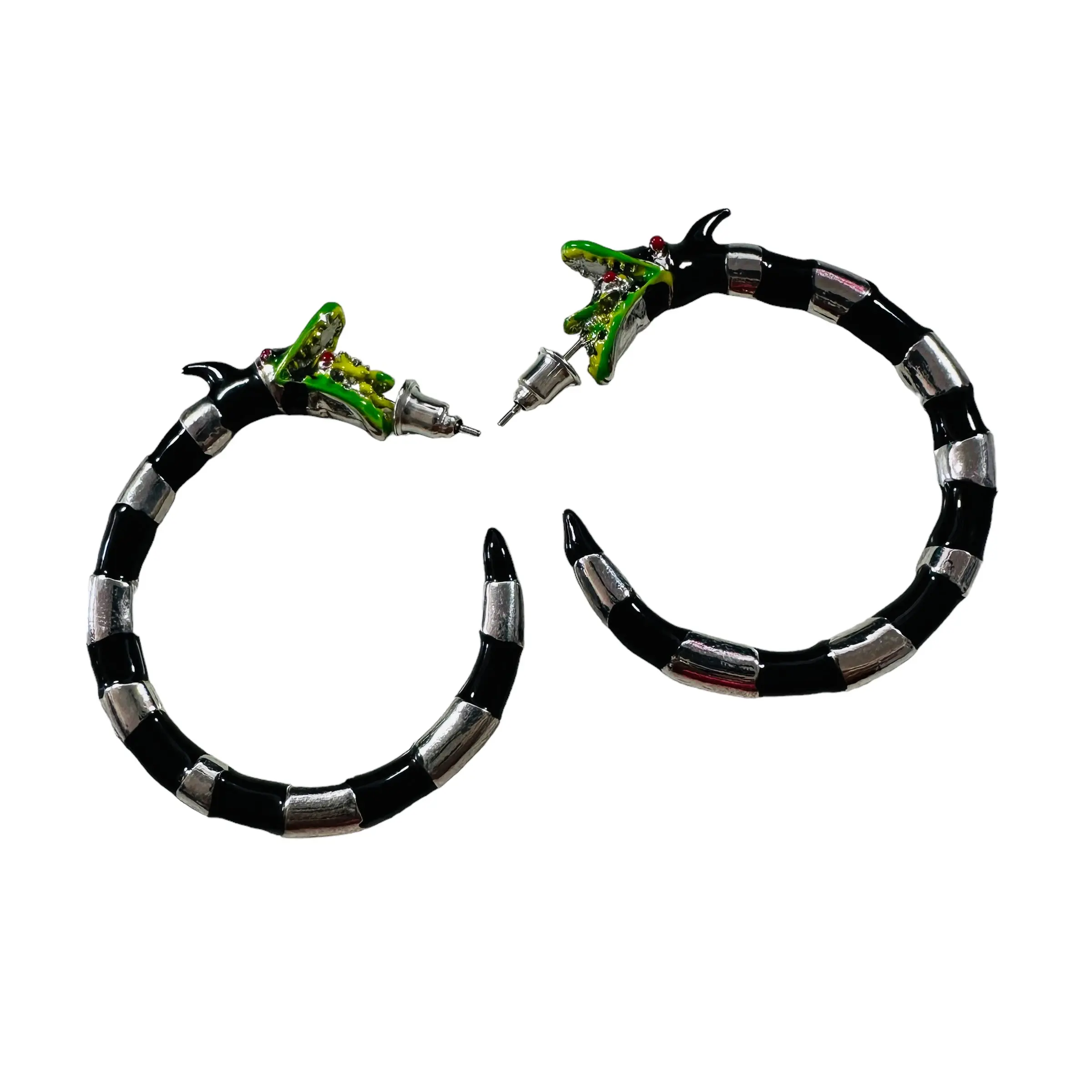 Beetlejuice Style Sand Worm Earrings