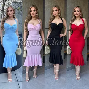 Arianna mermaid mid dress, summer spring outfit