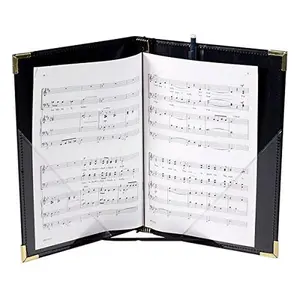 212 MAIN Premium Octavo-Size Choral Folder - Elastic Holders for Music Sheet Storage, Elastic String Holders (Musical Instruments & Accessories, Music Accessories)