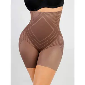 Liquid Spandex High Waist Waist Trimming Brief Thigh Slimmer