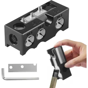 11-in-1 Pool Cue Tip Shaper, Upgraded Billiards Pool Cue Tip Repair Tool, Pool Cue Tips Replacement Kit, Pool Cue Accessories for Cue Tip Shaping and Replacement