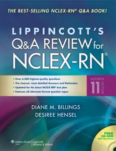 USED-Lippincott's Q&A Review for NCLEX-RN: North American Edition by Diane McGovern Billings (Paperback)
