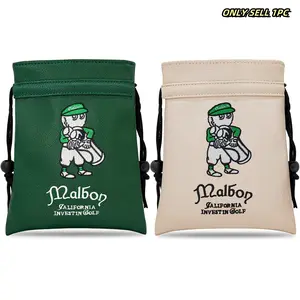 Durable & Waterproof Golf Valuables Pouch, Golf Tee Pouch with Drawstring Closure, Portable Ball Pouch for Men Golfers, Unique Gift Idea, Golf Accessories
