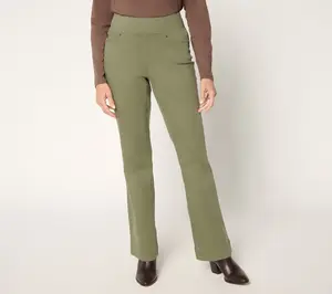 Belle by Kim Gravel Regular TripleLuxe Twill Micro Flare Jean