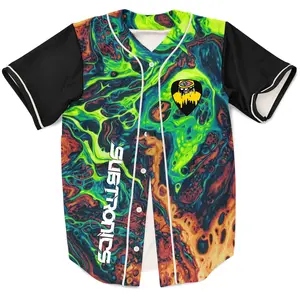 Subtronics liquid acid trippy Psychedelic Division rave baseball jersey for edm