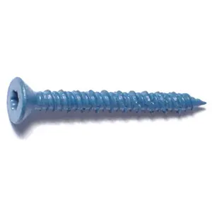 212 MAIN Torquemaster 51229 Star Flat Head Masonry Screws - 0.25x2.25 in., Star Drive, 100-Pack, Masonry Fixing, Star Screws
