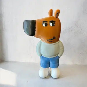 Chill Guy Figure and Christmas Ornament - Gag Gift Novelty Toy Figure and Ornament