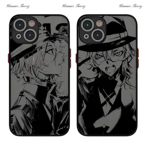 Anime Bungo Stray Dogs Cool Phone Cases For iPhone 17 Promax Pro Air 16 Plus 15 14 13 12 11 Funda Translucent Soft Touch Shockproof Dustproof Protective Cover Shells Gift For Birthday Christmas Valentine Halloween