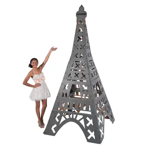 10 Ft. 3D Eiffel Tower Cardboard Stand-Up