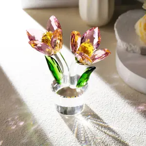 Exclusive Blooming Tulip Crystal Art - Most Powerful Mother’s Day/Anniversary Gift Idea!