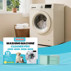 Washing Machine Cleaning Tablets, Daily Home Use Drum Cleaner, Gentle Stain Removal, Limescale Remover, Scale & Odor Elimination, Household Appliance Care