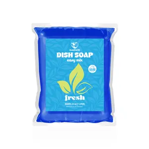 Icon Earth Fresh Anti Bac Dishwashing Liquid Starter Kit 170g Fresh Scent Dish Paste Kitchen Dish Cleaner Just Add Water Grease Remover 34oz 1 Liters