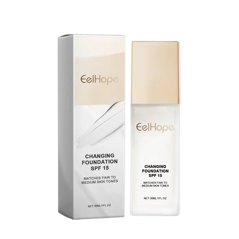 Eelhope Moisturizing Liquid Foundation, Cosmetic Hydrating Base Makeup with Long-Lasting Natural Light Coverage, Evens Skin Tone & Conceals Blemishes, Flawless Foundation for Daily Use