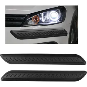 2PCS Car Bumper Guard Strip,Durable PVC Car Bumper Protector Strip for Collision & Scratch Reduction,Universal Cars Rear Bumpers Protector Guard