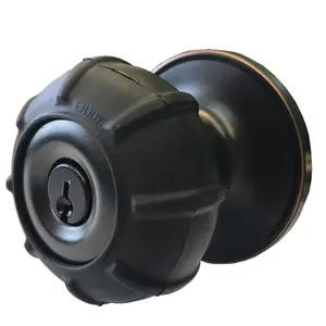 Enjoy Cover Silicone Door Knob Grip Covers – 4 Pack Non-Slip Ergonomic Door Knob Covers, Universal Fit Easy-Turn Door Knob Protector