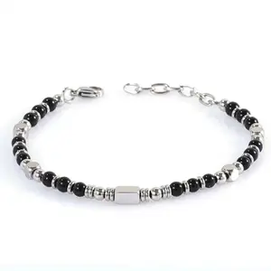 Beaded Bracelet for Men Women Minimalist Adjustable Stackable Bead Chain Bracelet for Everyday Casual Wear Streetwear Jewelry Gift for Him Her